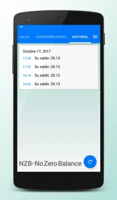 No Zero Balance android App screenshot 2